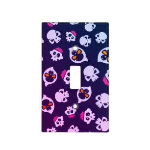Spooky Seamless Pattern D (Style: 1) Light Switch Cover