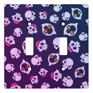 Spooky Seamless Pattern D (Style: 1) Light Switch Cover