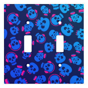 Spooky Seamless Pattern E (Style: 1) Light Switch Cover