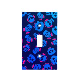 Spooky Seamless Pattern E (Style: 1) Light Switch Cover