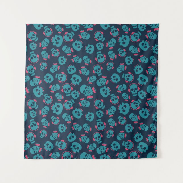 Spooky Seamless Pattern E (Style: 1) Tapestry (Front)