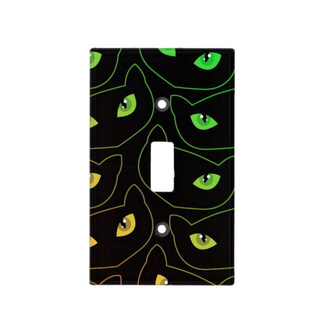 Spooky Seamless Pattern F (Style: 1) Light Switch Cover (Front)