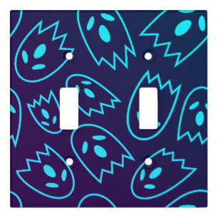 Spooky Seamless Pattern H (Style: 1) Light Switch Cover