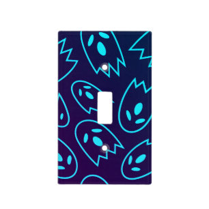 Spooky Seamless Pattern H (Style: 1) Light Switch Cover