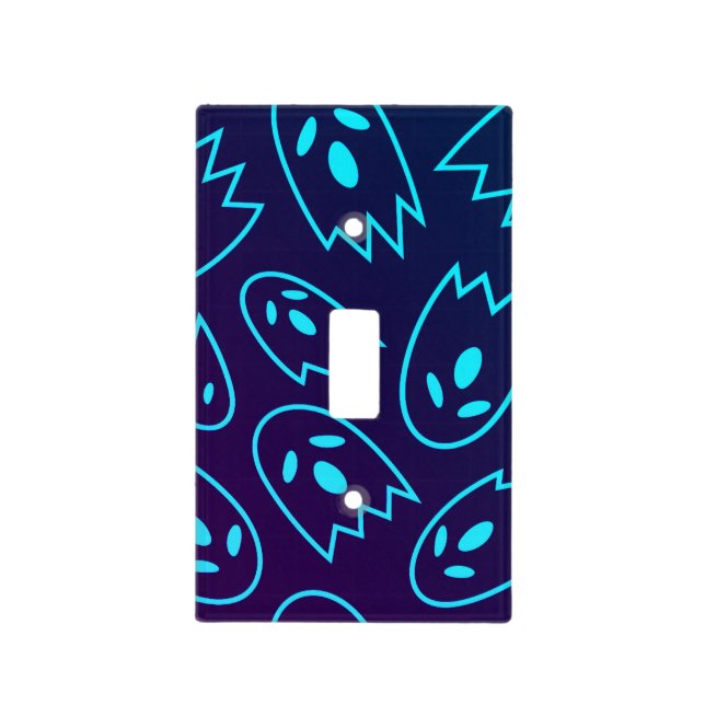 Spooky Seamless Pattern H (Style: 1) Light Switch Cover (Front)