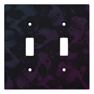 Spooky Seamless Pattern M (Style: 1) Light Switch Cover