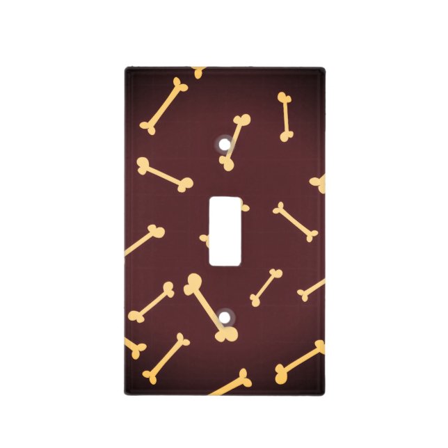 Spooky Seamless Pattern N (Style: 1) Light Switch Cover (Front)