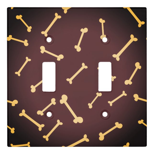 Spooky Seamless Pattern N (Style: 1) Light Switch Cover (Front)