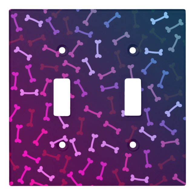 Spooky Seamless Pattern O (Style: 1) Light Switch Cover (Front)