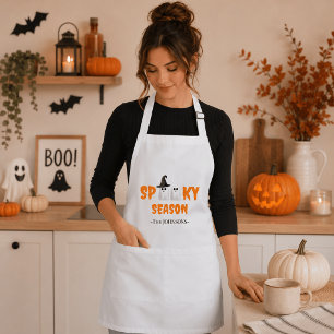 Spooky Season Apron – Funny Halloween Kitchen Gift