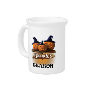 spooky season  Artwork thumbnail, Happy Halloween  Beverage Pitcher