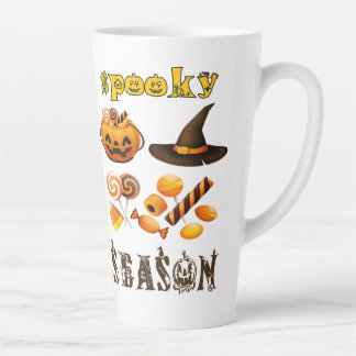 spooky season  Artwork thumbnail, Happy Halloween  Latte Mug