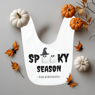 Spooky Season Baby Bib – Cute Ghost Halloween Bib