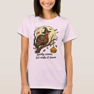 Spooky Season, But Make It Dinner Thanksgiving T-Shirt