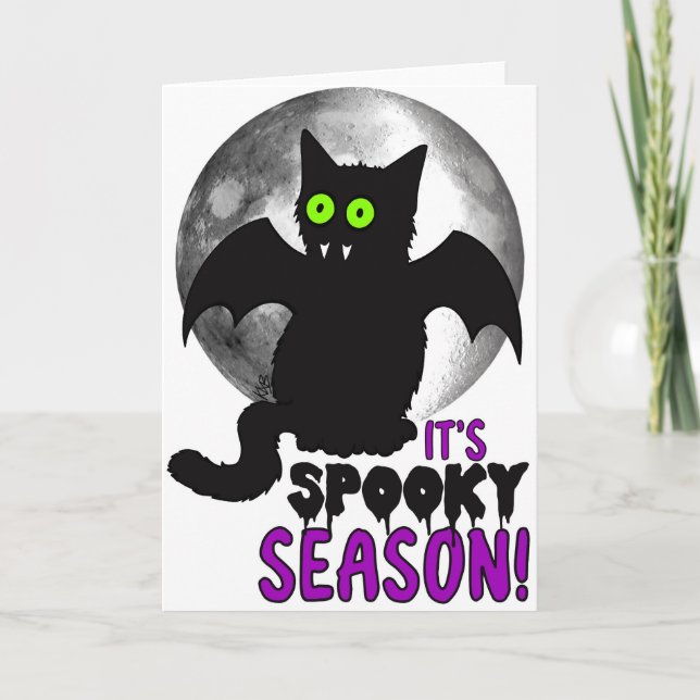 Spooky Season Cat Card (Front)