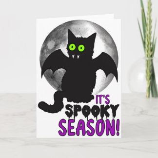 Spooky Season Cat Card