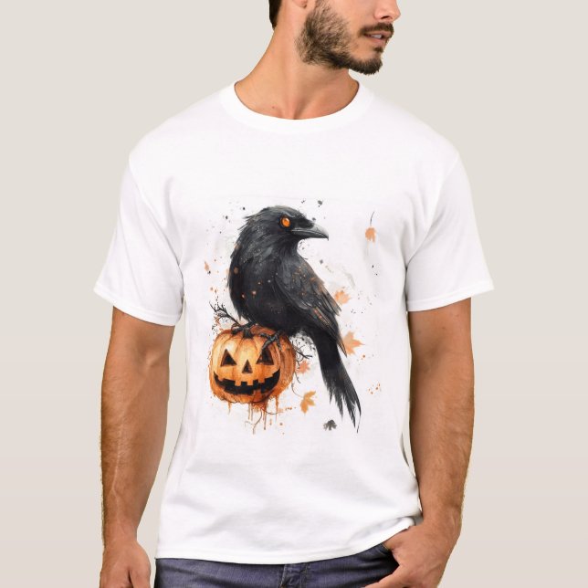 spooky season: Crow T-Shirt (Front)