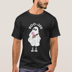 Spooky Season Cute Ghost Halloween Costume Boujee  T-Shirt