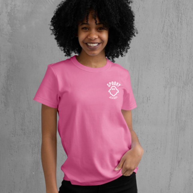 Spooky Season Cute Ghost Halloween T-Shirt (Creator Uploaded)