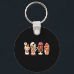 Spooky Season Fall Coffee Horror Movie And Coffee  Keychain<br><div class="desc">Spooky Season Fall Coffee Horror Movie And Coffee Halloween</div>