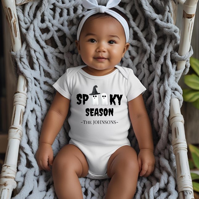 Spooky Season – First Halloween Outfit  Baby Bodysuit (Creator Uploaded)