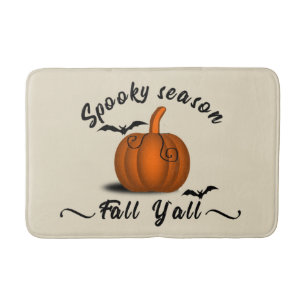 Spooky season funny Halloween Bath Mat
