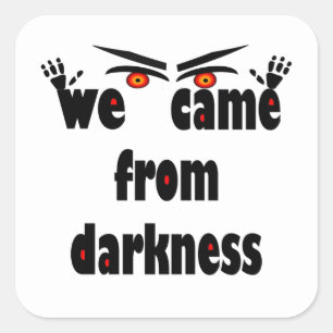 Spooky season funny Halloween Square Sticker