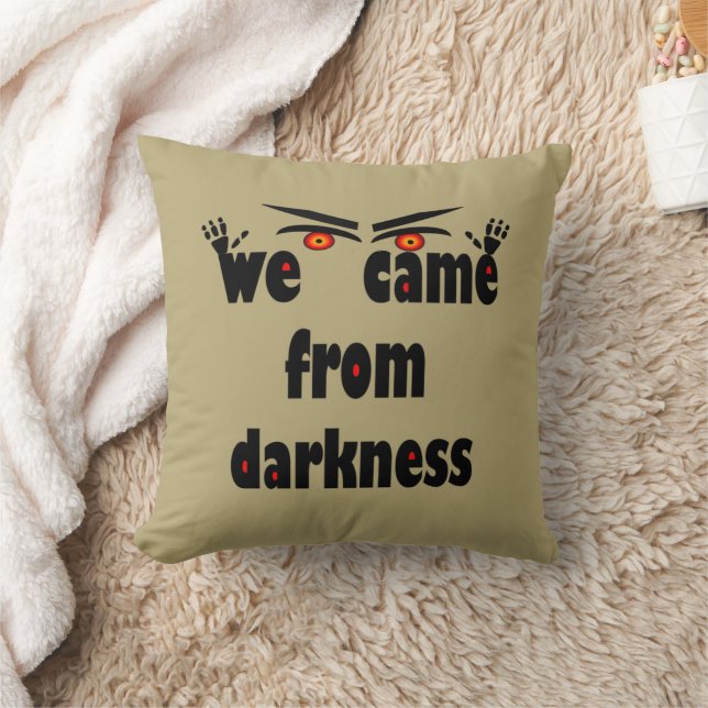 Spooky season funny Halloween Throw Pillow (Blanket)