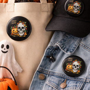 Spooky Season Halloween Button