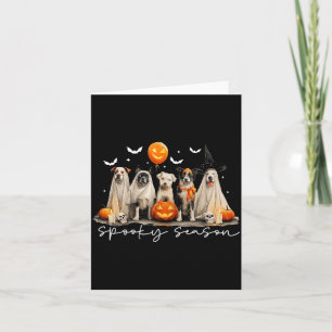 Spooky Season Halloween Dog Card