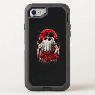 Spooky Season Halloween Ghost Gothic Pumpkin Desig OtterBox Defender iPhone SE/8/7 Case