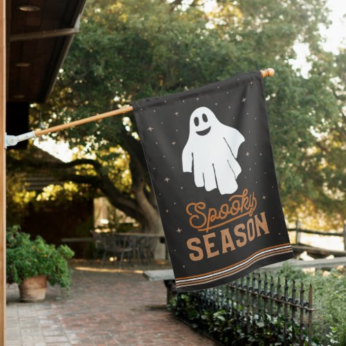 Spooky Season Halloween Ghost  House Flag