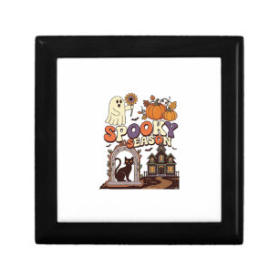 Spooky Season Halloween Ghost Pumpkin Black Cat Ha Gift Box