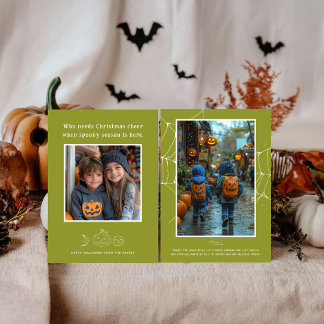 Spooky Season Halloween Photo Card