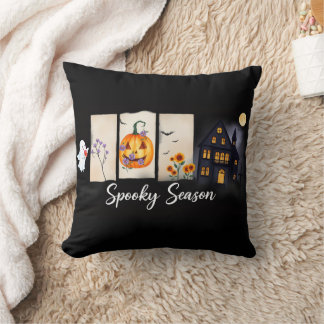 Spooky Season Halloween Throw Pillow