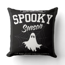 Spooky Season Halloween Throw Pillow 