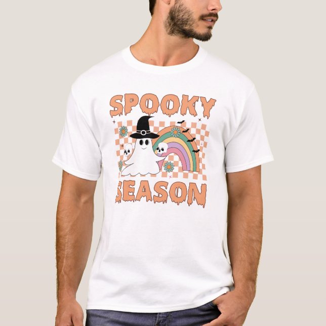 Spooky Season Halloween Vibes-45634 T-Shirt (Front)