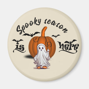 Spooky season is here funny halloween magnet