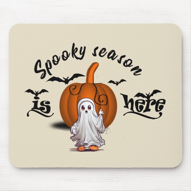 Spooky season is here funny halloween mouse pad (Front)