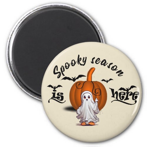 Spooky season is here halloween magnet
