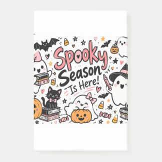 Spooky Season Is Here Halloween Whiteboard Doodle Post-it Notes