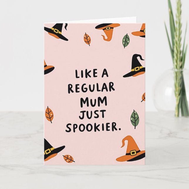 Spooky Season Mum Card (Front)