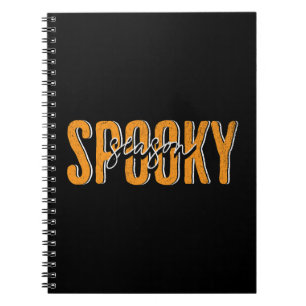Spooky season notebook