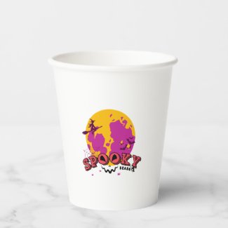 spooky season Paper cup