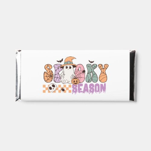 Spooky Season Retro Ghost Pastel Boho Halloween Hershey Bar Favors