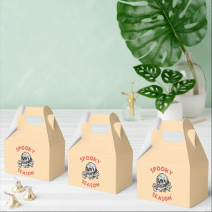 Spooky Season Scary Skull Halloween Favor Boxes