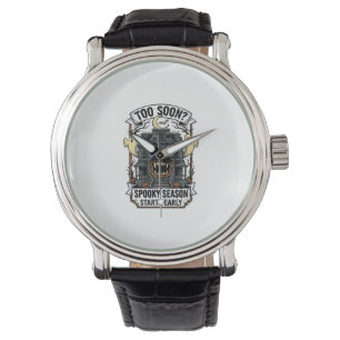 Spooky Season Shirt Vintage Engraving Halloween De Watch