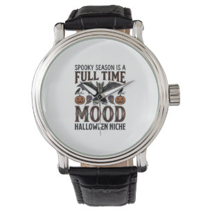 Spooky Season Shirt Vintage Engraving Halloween Gr Watch