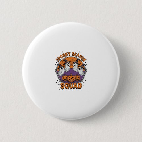 Spooky Season Squad Cute Ghost Halloween Shirt_1 Button
