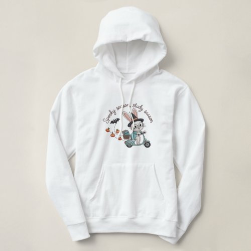 Spooky Season Study Season Nursing Bunny Hoodie